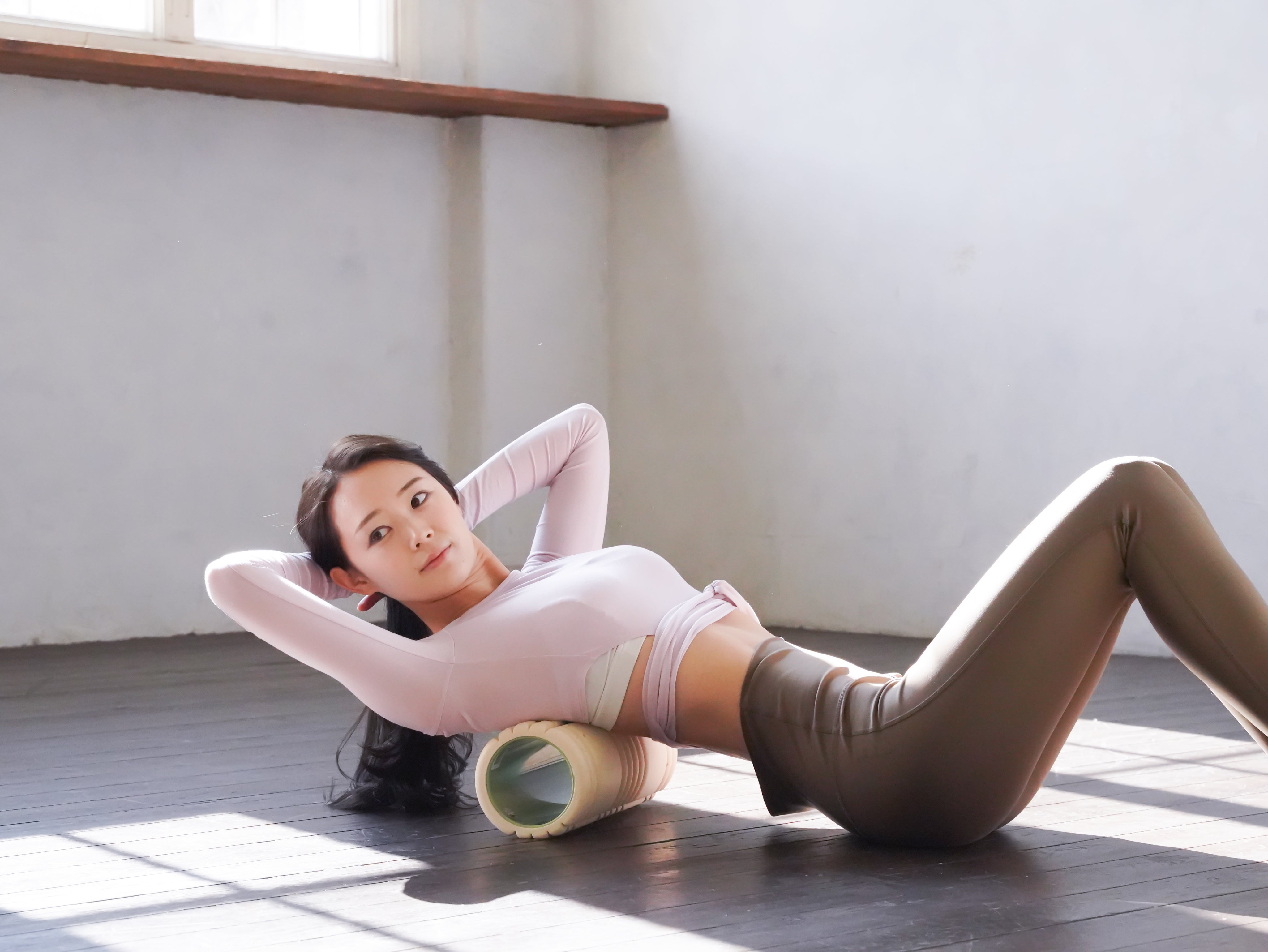 3way tie-waist long sleeve Tops / sakura(pink) Tops with ribbon