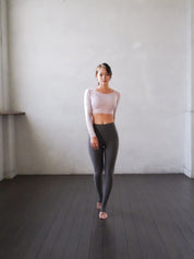 3way tie-waist long sleeve Tops / sakura(pink) Tops with ribbon