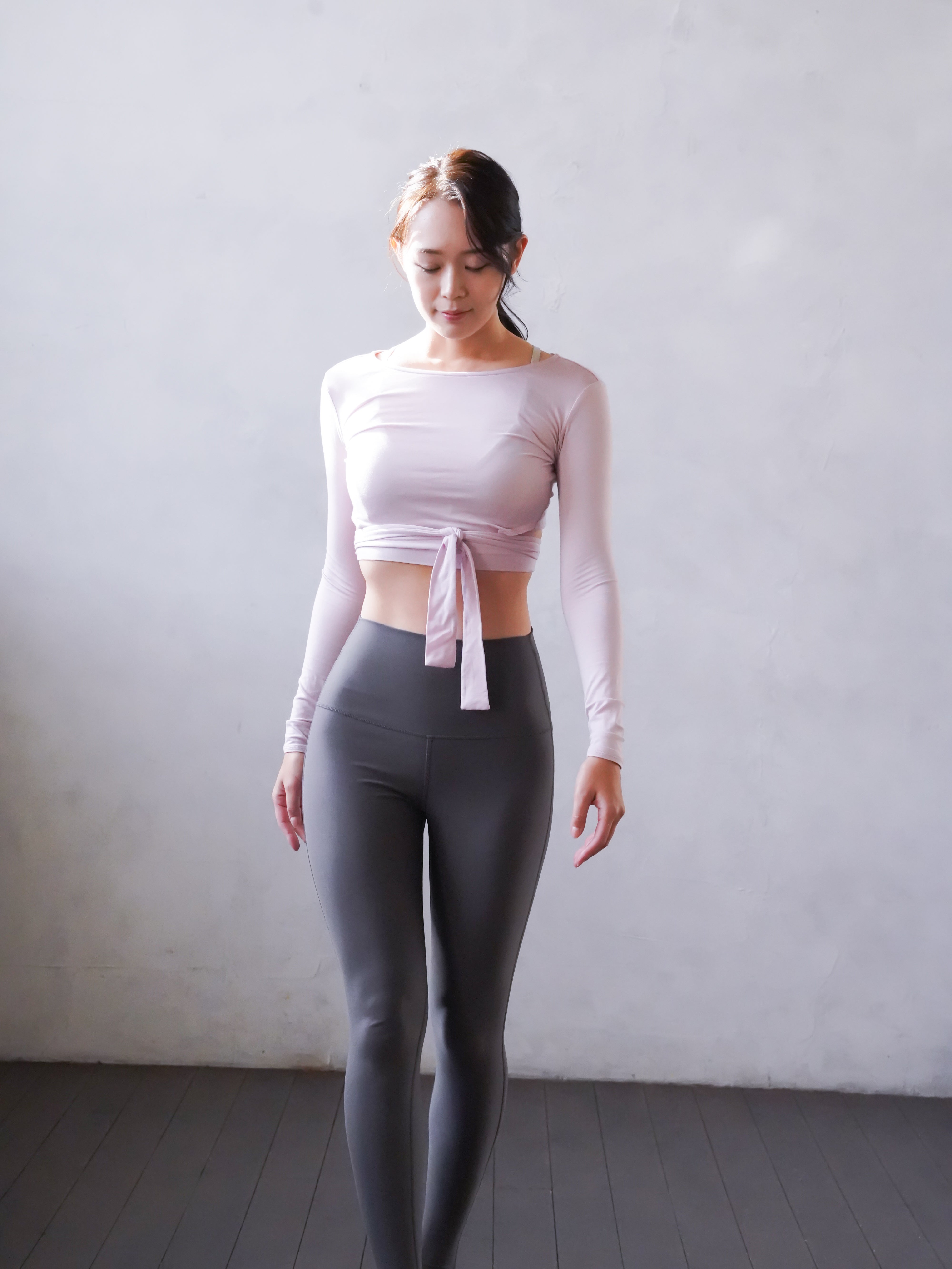 3way tie-waist long sleeve Tops / リボン付きトップス – IM