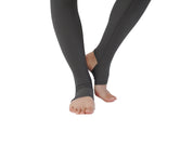 2way high waist stirrup leggings / stone(gray) trend leggings