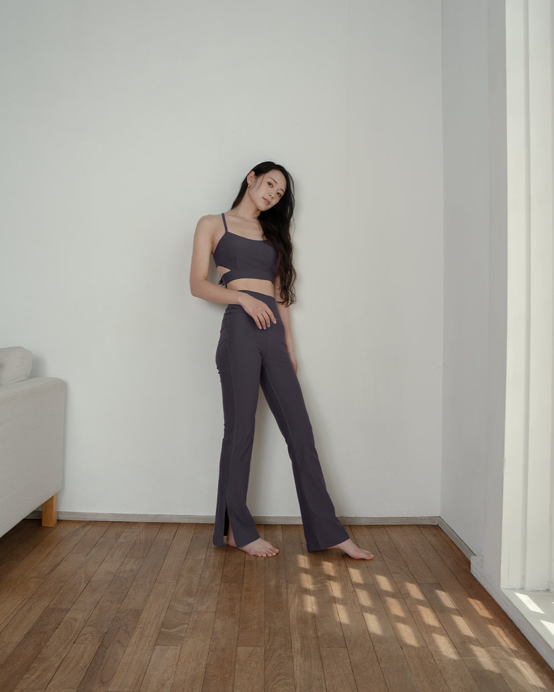 High Waist Flare Leggings ハイウエストフレアレギンス – IM official